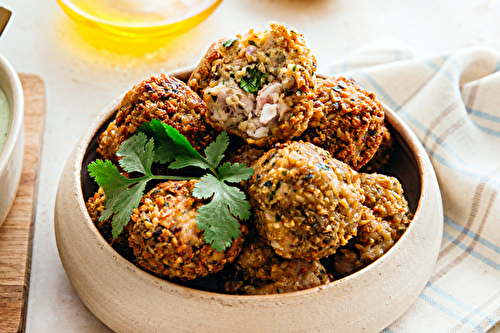 Boulettes de lapin façon falafels