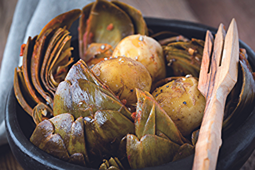 Pommes de terre primeurs à la vendéenne, façon pays talmondais