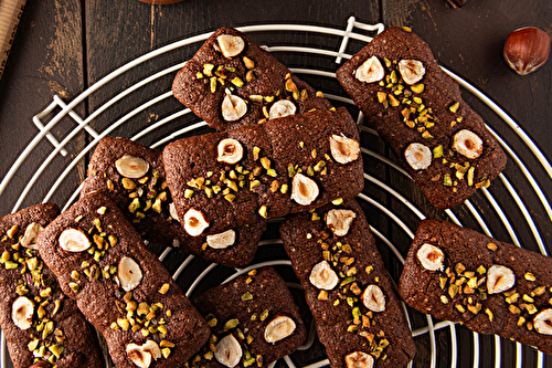 Financiers au chocolat 80% et fruits secs