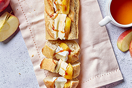 Baguette au camembert façon Tatin