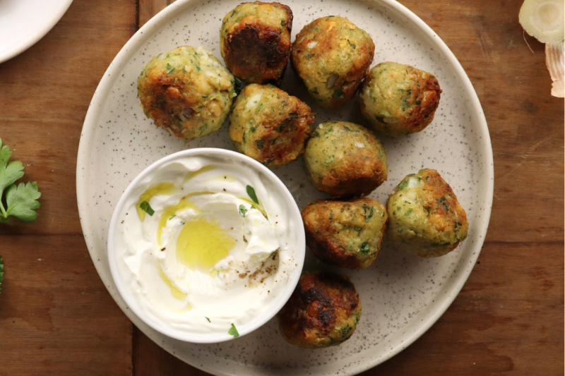 Falafels sauce yaourt