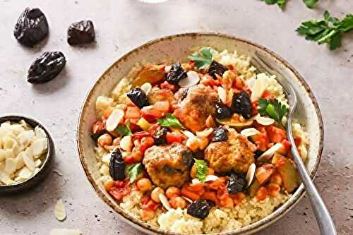 Boulettes de porc mijotées aux pruneaux d’Agen