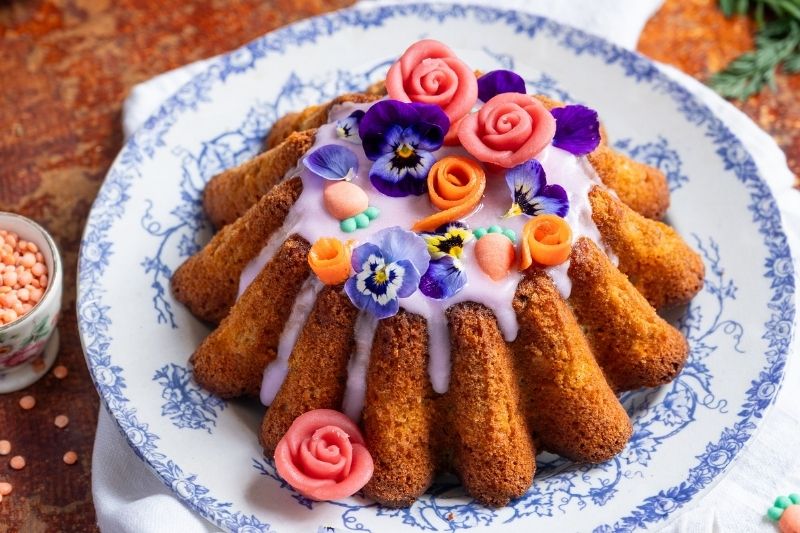 Carrot cake sans gluten et protéiné aux lentilles corail