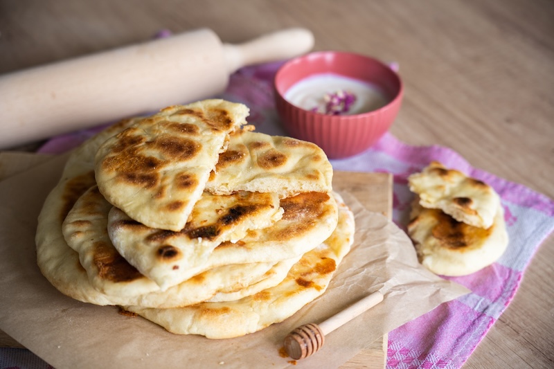 Cheese naans au Camembert de Normandie AOP