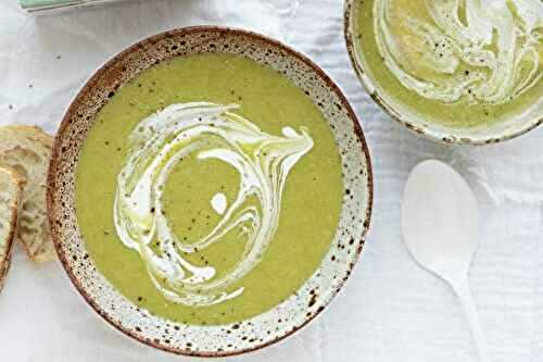 Crème d’asperges vertes glacée