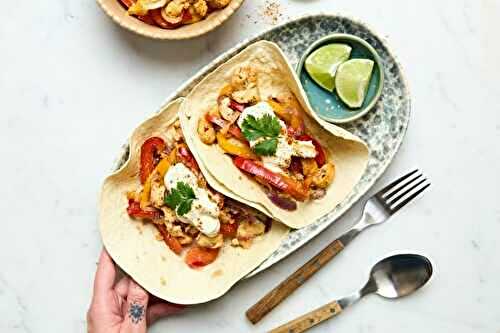 Fajitas de poulet au air-fryer
