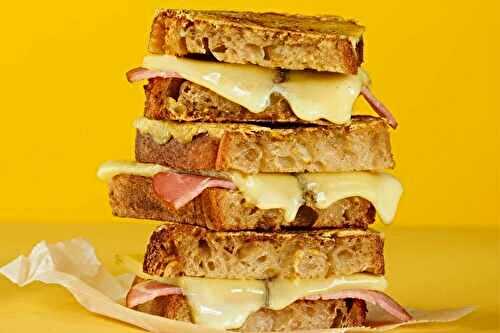 Grilled cheese au Morbier AOP et au bacon