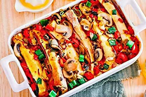 Pain perdu salé aux légumes