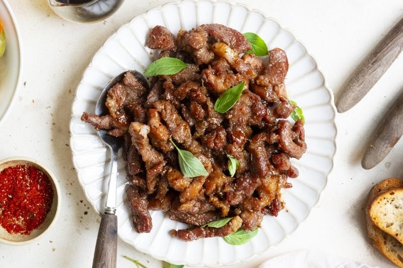 Porc au caramel sous-vide