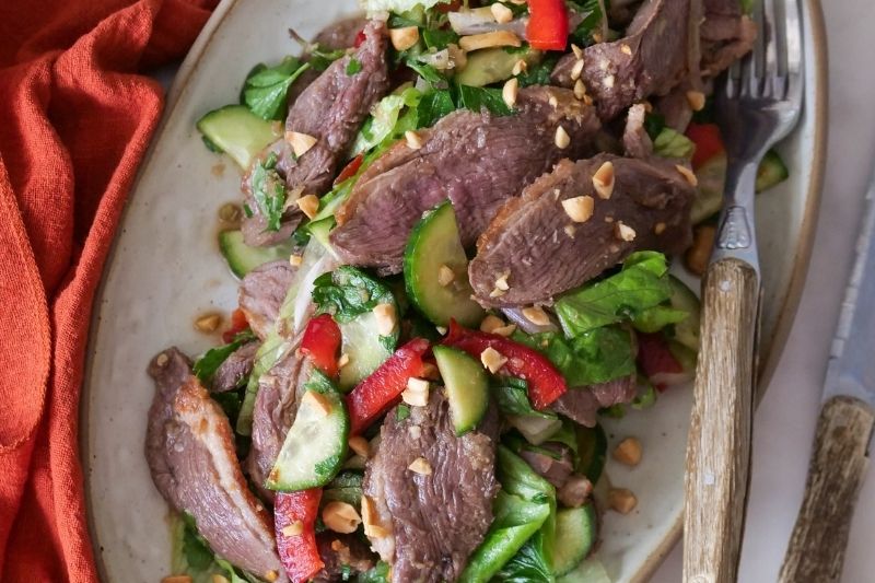 Salade de canard français à la thaï