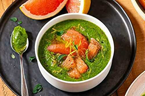 Sauce chimichurri au pamplemousse rose de Floride