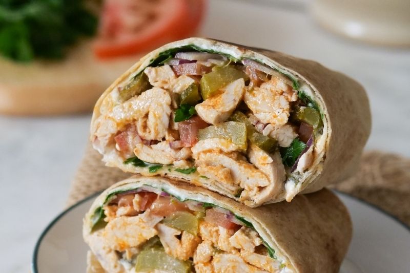 Shawarma de filet de dinde française mariné aux épices