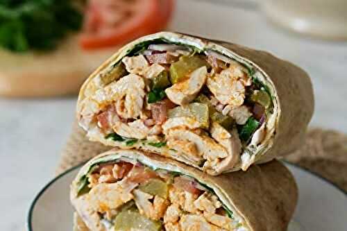 Shawarma de filet de dinde française mariné aux épices
