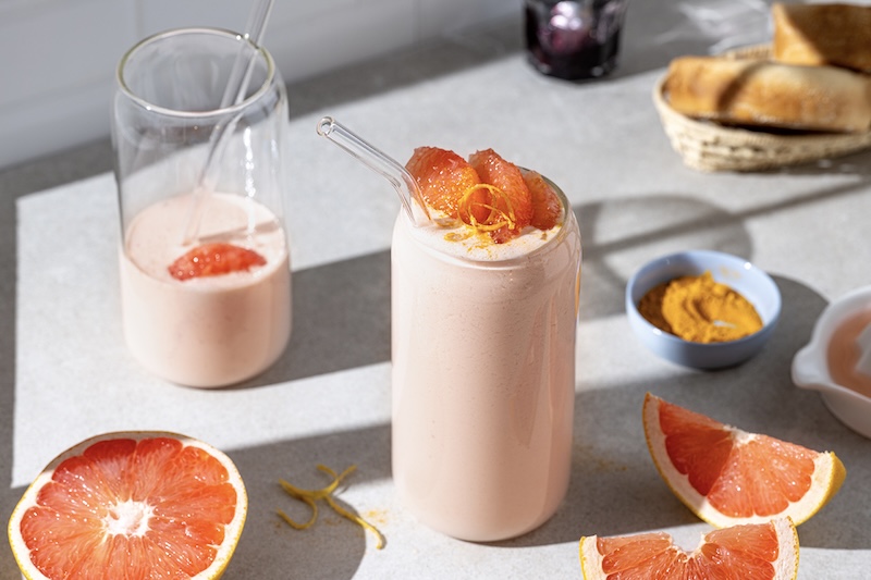 Smoothie au pamplemousse rose de Floride
