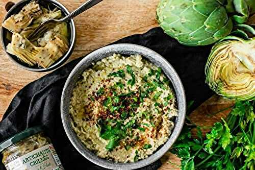 Tapenade d’artichauts grillés à l’huile d’olive