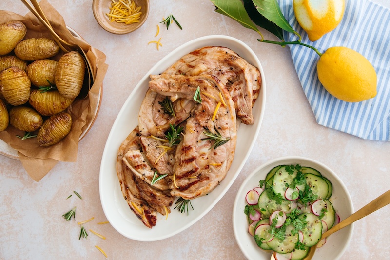 Tendrons de veau au citron et au romarin
