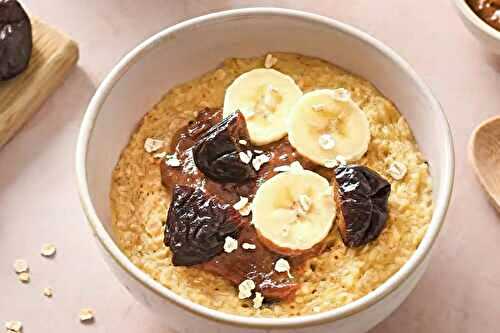 Bowl cake aux pruneaux d’Agen et beurre de cacahuètes