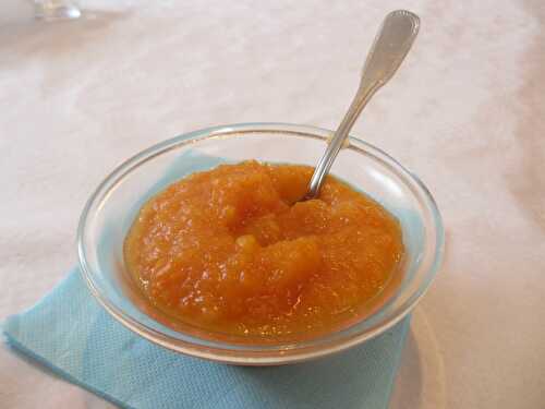 Compote de pommes et courge sucrine