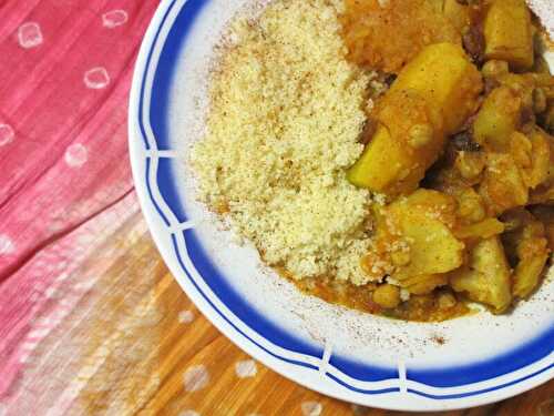 Couscous aux légumes d'hiver (Végétarien / Végétalien)