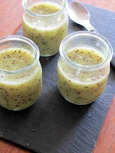Crème de Kiwi (végétalien, végan, sans lactose)