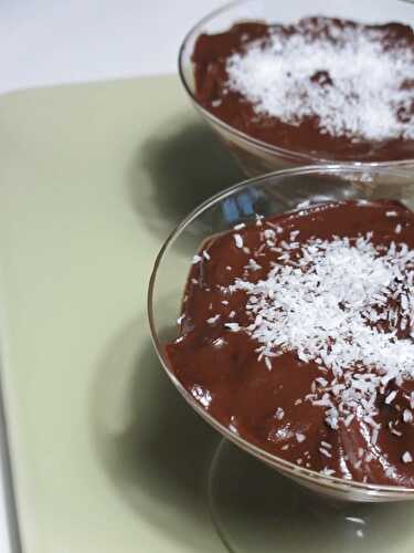 Crème dessert chocolat/ Avocat (végétalien) - Kmille Saveurs