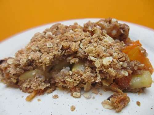 Crumble aux pommes et à la courge sucrine