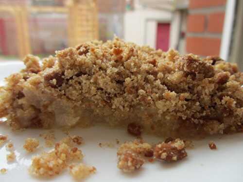 Crumble aux pommes spéculoos et beurre salé