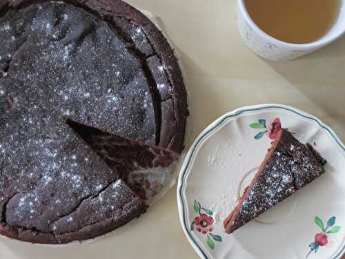 Fondant au chocolat et aux pois chiches (sans gluten/sans lactose)