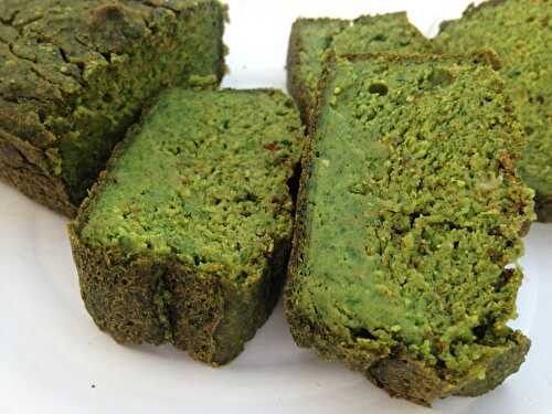 Green cake: Cake salé aux fanes de radis et persil (sans gluten et végétalien) - Kmille Saveurs