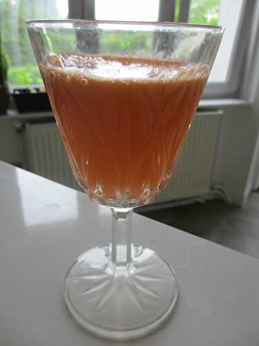 Jus de carotte, orange, melon et gingembre