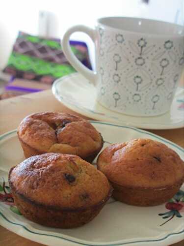 Muffins 100 % végétal aux pépites de chocolat (sans oeuf, sans lait, sans beurre)