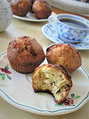 Muffins aux pépites de chocolat