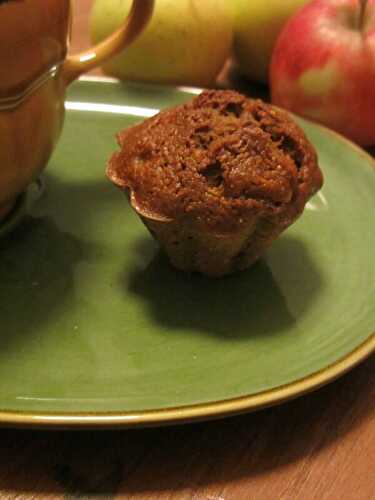 Muffins aux pommes comme un gâteau de carottes (version sans gluten/sans lactose)