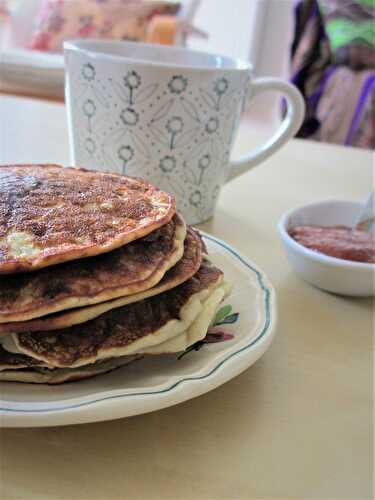 Pancake sans gluten, sans oeufs et sans lactose