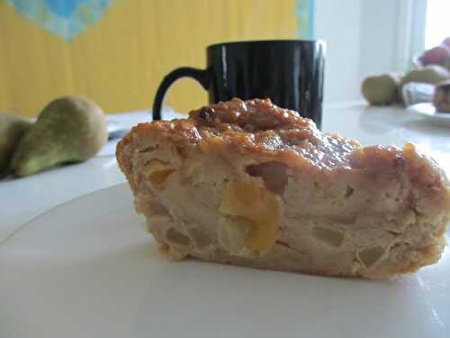 Pudding Louisette en croûte de vergeoise façcon Kmillesaveurs (pommes, abricots secs)