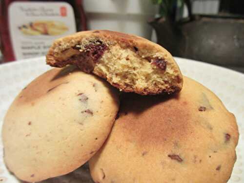 Sablés légers chocolat et sirop d'érable (comme un cookie)