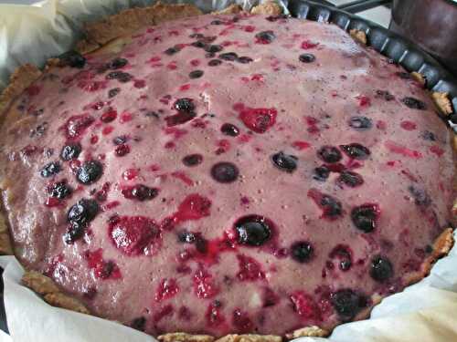 Tarte aux fruits rouges et fromage blanc