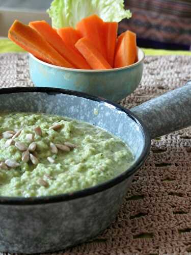 Tartinade de courgette (100% végétale)