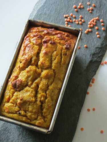 Terrine de lentilles corail aux saveurs sucrées/salées