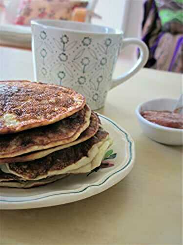 Pancake sans gluten, sans oeufs et sans lactose 