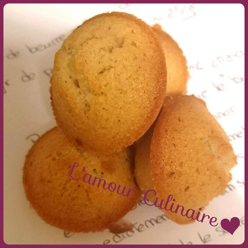 Financiers aux amandes  - L'amour Culinaire