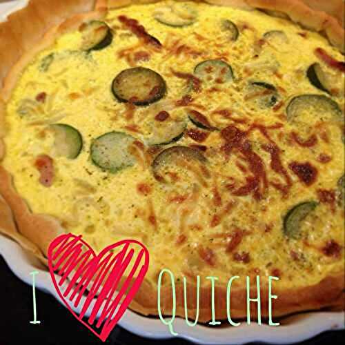 Quiche aux courgettes - L'amour Culinaire