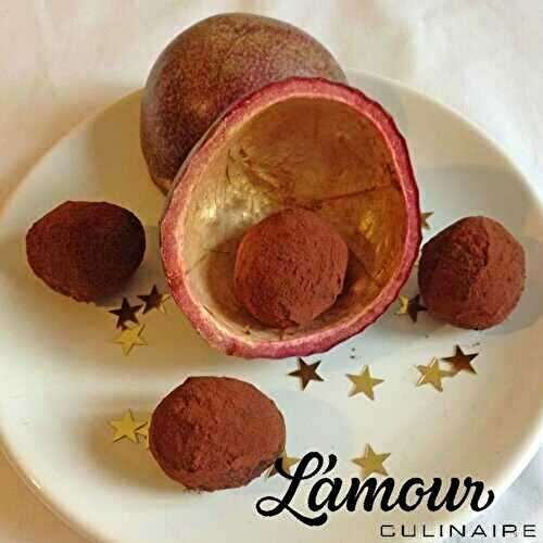 Truffes Chocolat Passion  - L'amour Culinaire