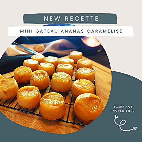 Mini Gâteau Ananas Caramélisé 