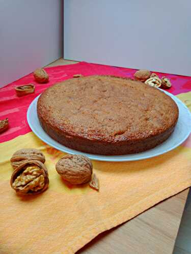 GATEAU AUX NOIX ULTRA FACILE.