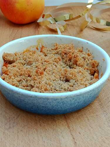 CRUMBLE POMME BLE NOIR