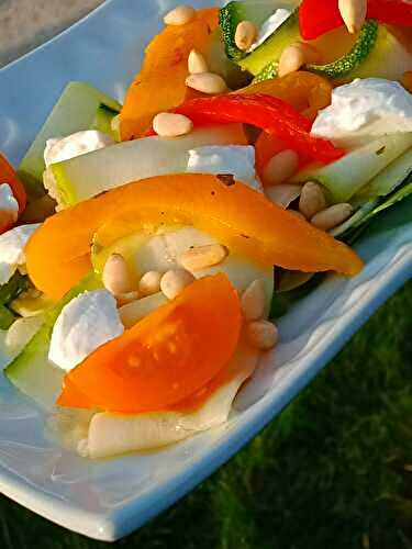 MARINADE DE LÉGUMES DU SOLEIL AUX PIGNONS DE PINS VERSION 2