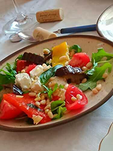 MARINADE DE LÉGUMES DU SOLEIL AUX PIGNONS DE PINS