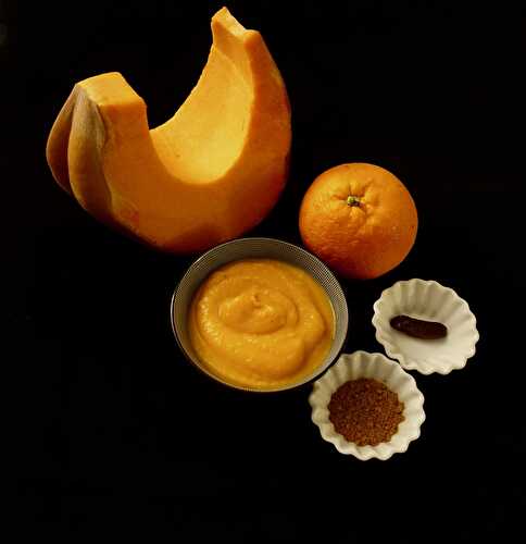 VELOUTÉ DE COURGE MUSCADE A L’ORANGE ET FÈVE TONKA