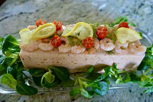 TERRINE OU PAIN DE SAUMON FRAIS ET SAUMON FUMÉ À L'ANETH